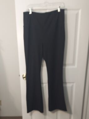 MTA Sport Black Boot-Cut Women's Pants